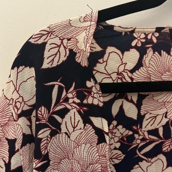 Forever21 kimono shawl coverup floral print - Picture 3 of 5